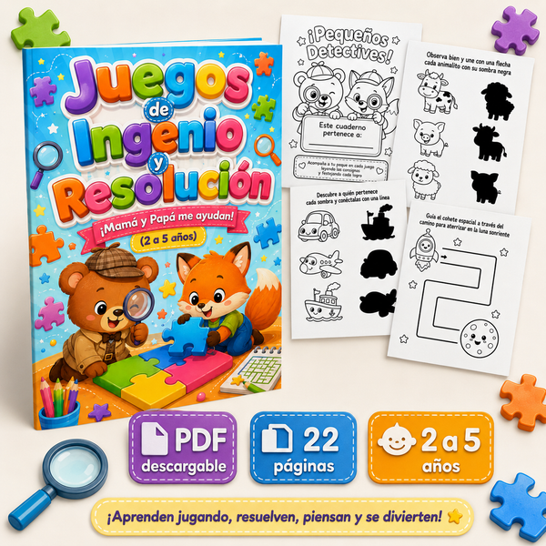 Juegos de Ingenio y Resolución (2 a 5 años)