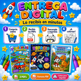 Entrega digital: comprás, recibís los PDFs, descargás e imprimís
